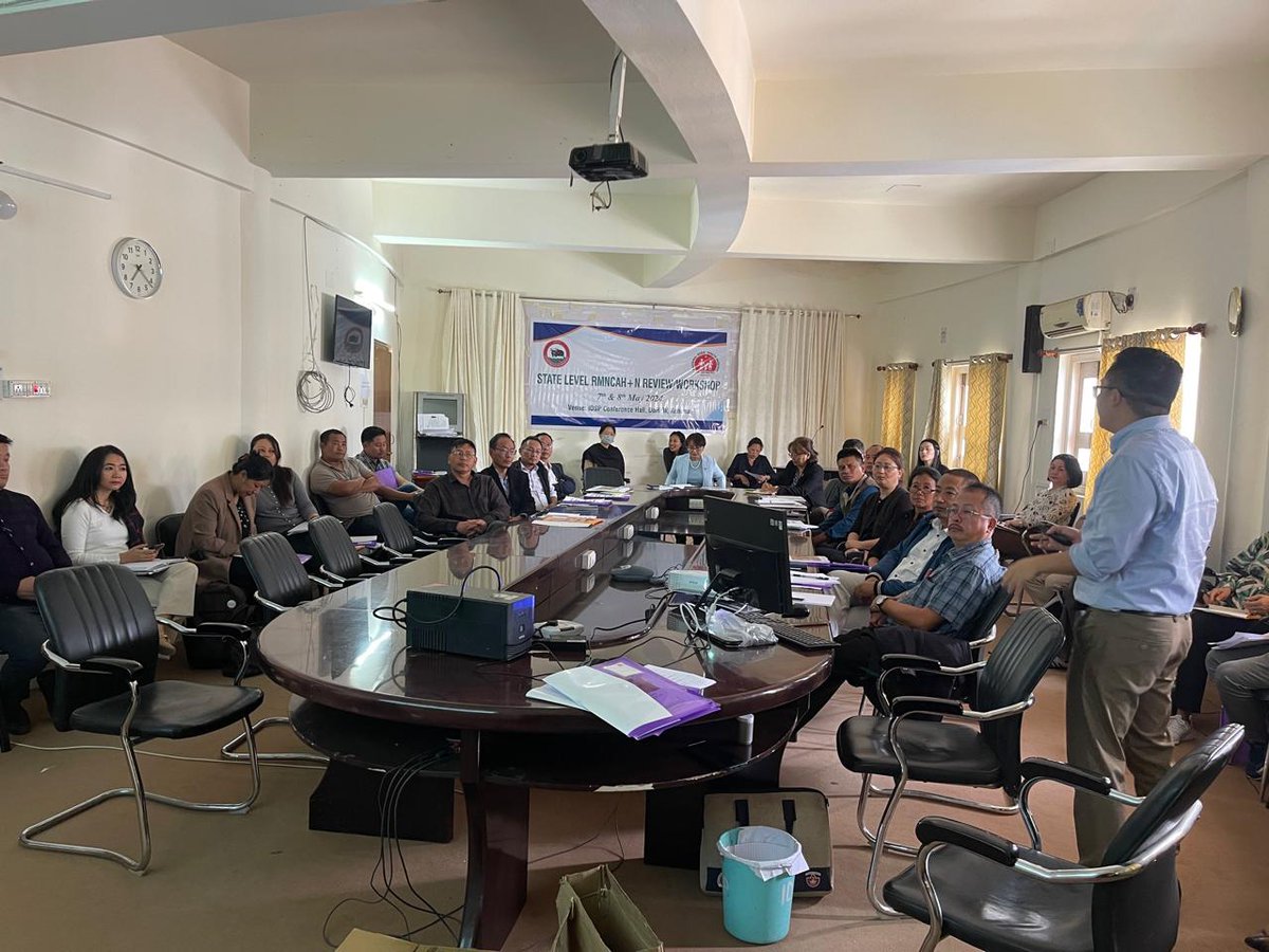 2 day Review meeting cum workshop on RMNCAH+N started on 7/05/24 at the IDSP Hall ,DoHFW,kohima.