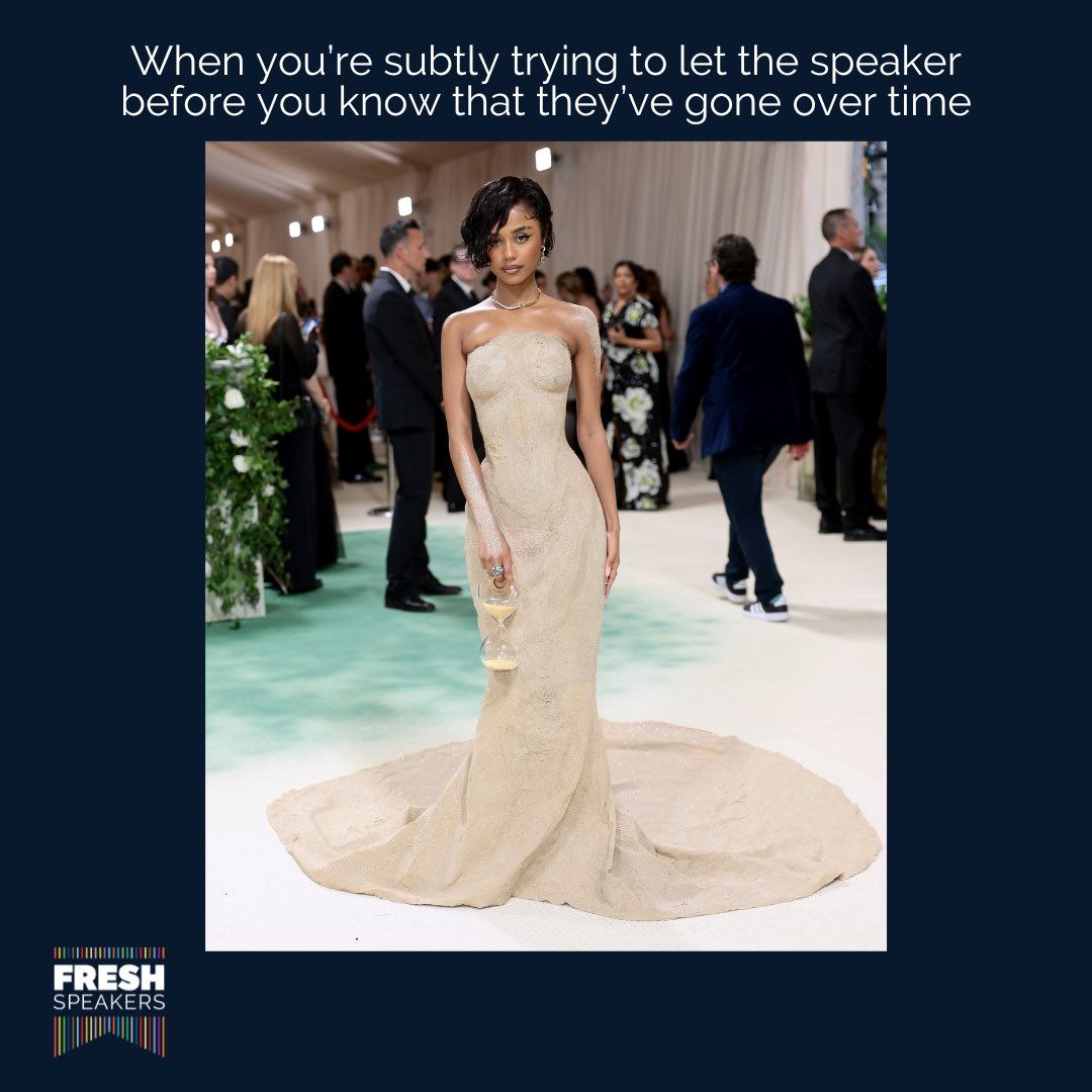 You can also try blinking “GET OFF THE STAGE” in Morse code.