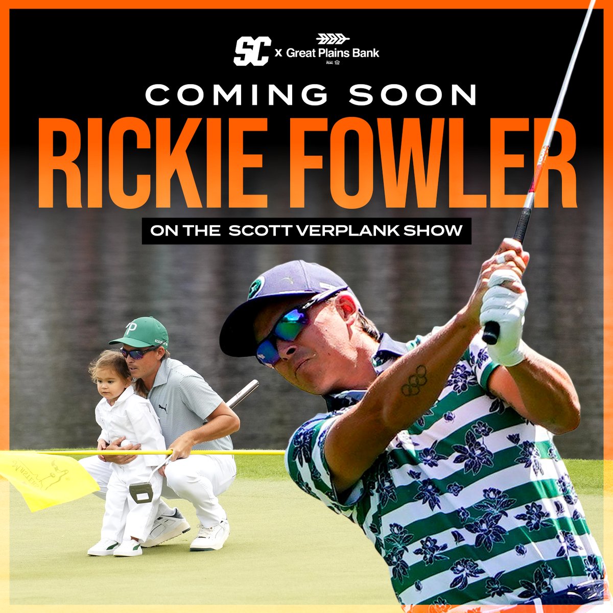 Coming soon to The Scott Verplank Show. 👀🍊⛳ @scottverplank @RickieFowler 

Presented by @GreatPlainsBank