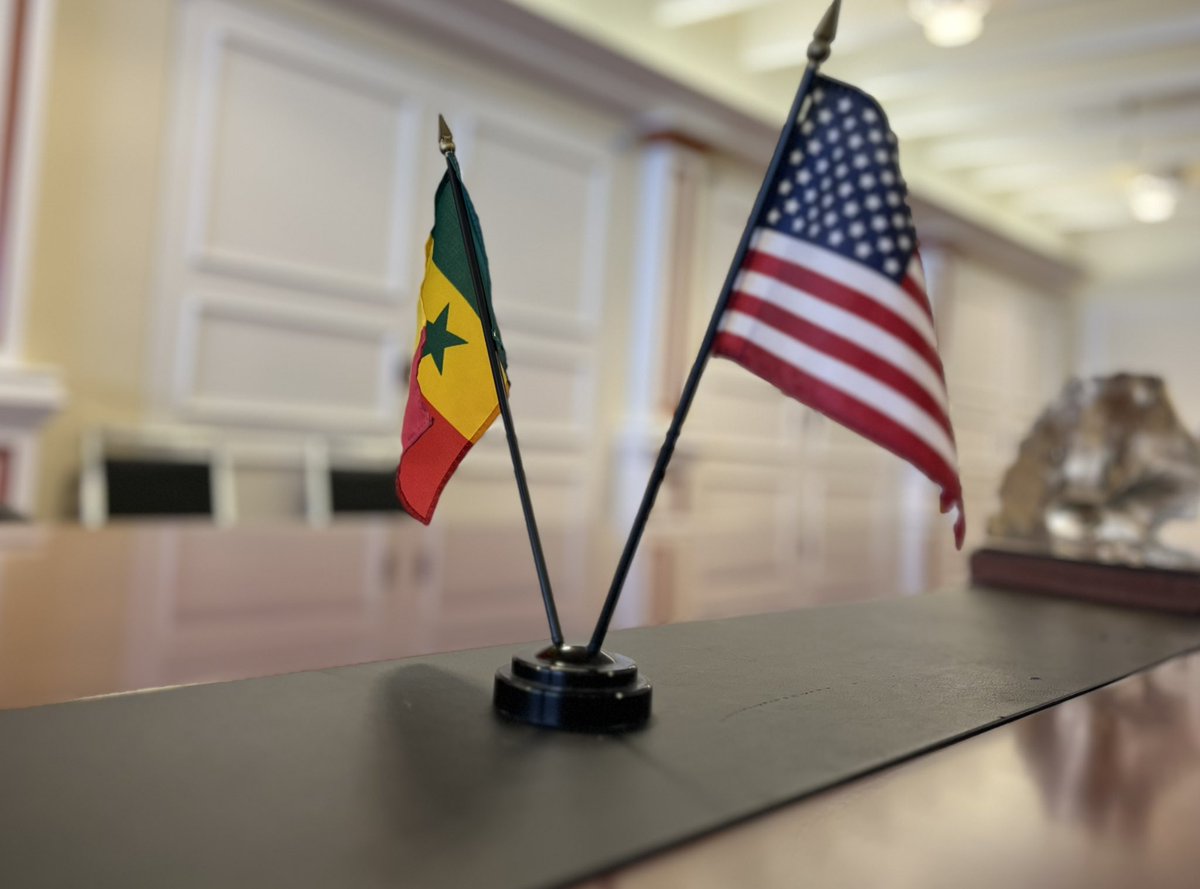 We have arrived at the Senegal Embassy in DC. @PovichCenter and @merrillcollege continue the adventure towards Africa. 21 Days until… #PovichCenterInAfrica24