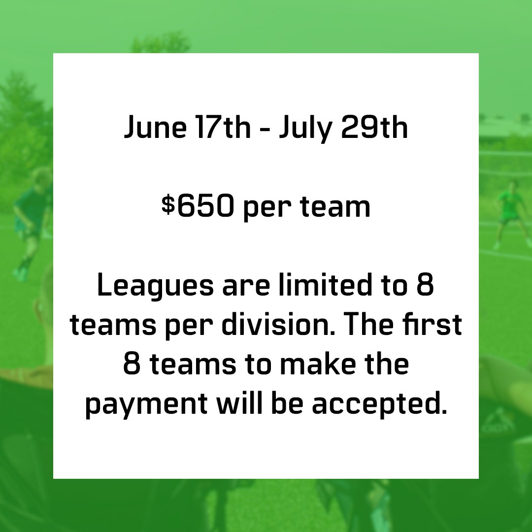 Sign up for the Sogility Summer 6v6 High School Outdoor Leagues! Spots are limited to 8 teams per division. For more information, please visit our website. We look forward to seeing players having great times on our outdoor field! #Sogility #TrainDifferentGetBetter
