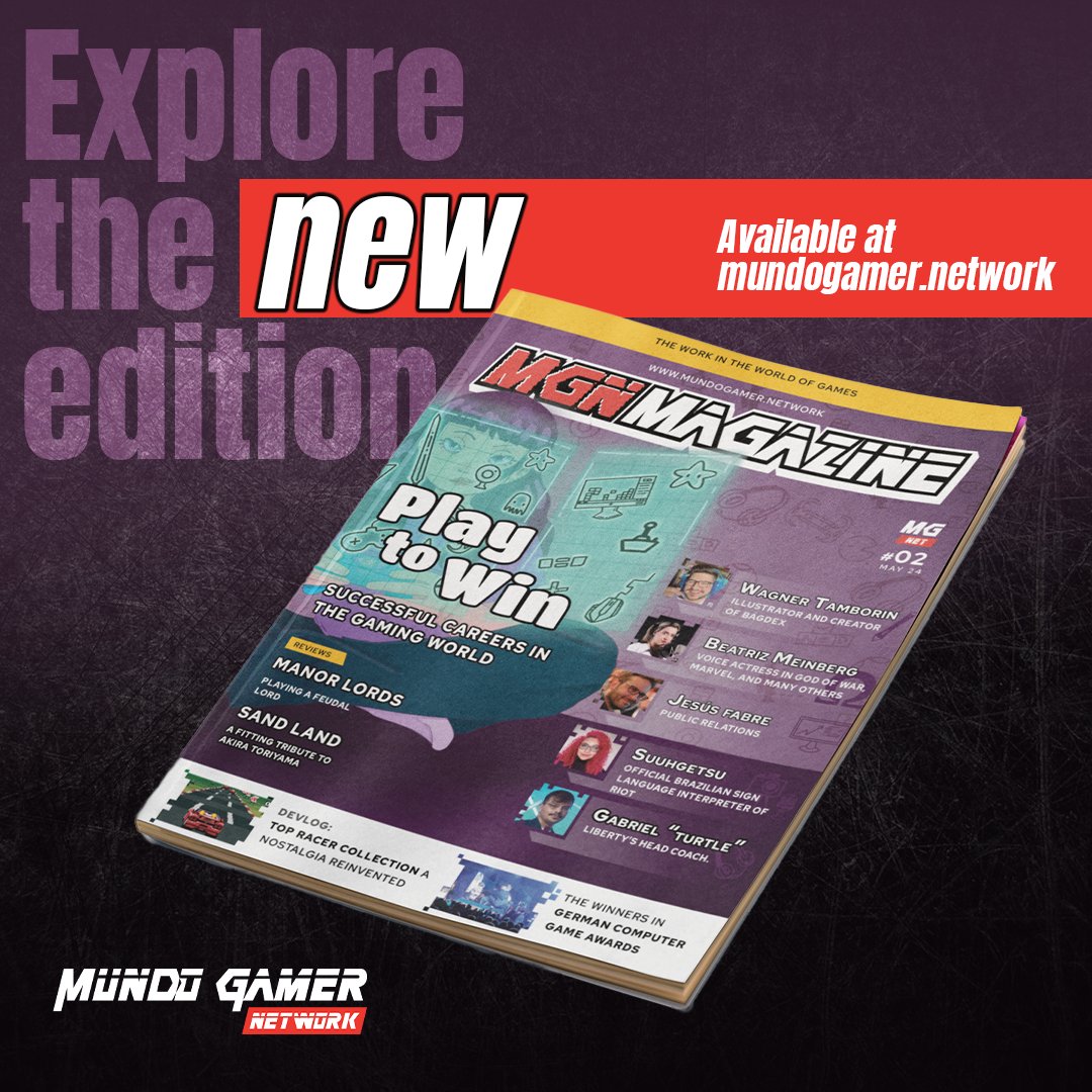 mundogamernetwk's tweet image. In the second edition of MGN Magazine we explore the topic of work in the games industry. In our cover story “Play to Win: Successful Careers in the World of Gaming”, we interview professionals who turn their passion into a career.

You can read it at: mundogamer.network/en/magazine