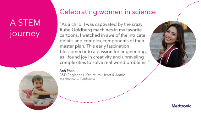 I'm thrilled to celebrate Anh and other extraordinary Medtronic women. She followed her passion for Science, Technology, Engineering & Mathematics (STEM). Join the team powering the extraordinary. #CareersThatChangeLives #MedtronicEmployee bit.ly/3Qv78nZ