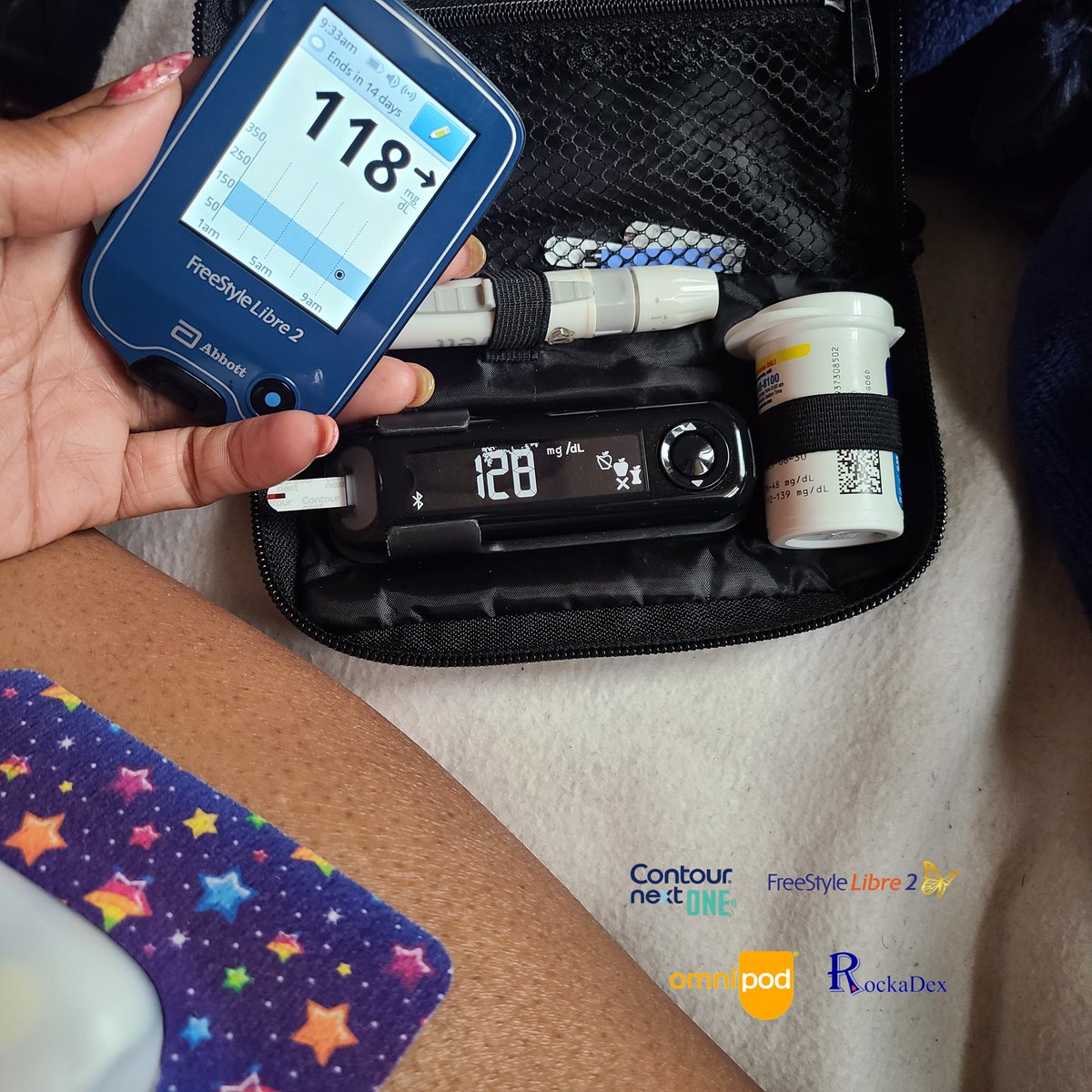 I am so tired & my fingers are sore!
Had to treat lows using fingers pricks!
Thankfully I'm back online now!

#BlackDiabetic #BlackQueen #DiaBadAss #T1D #DiabetesWarrior #DiabeticActress #T1DActress #T1DLife #T1DDancer #T1DBowler #DiabetesAwareness
