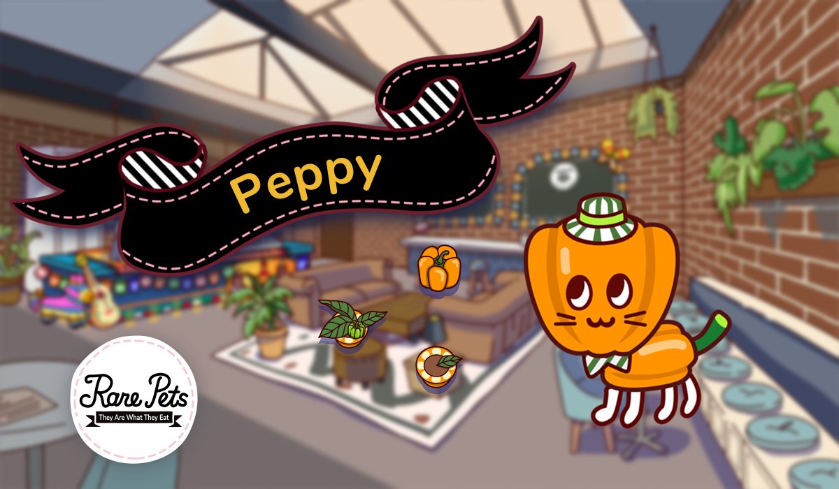 🔔 Meet Peppy, our lively bell pepper pet! 🌶️ With a dash of spice and a zest for life, Peppy adds flavor and fun to your café! 🌟 #RarePets #PetShowcase #CozyGame #CreatureCollector