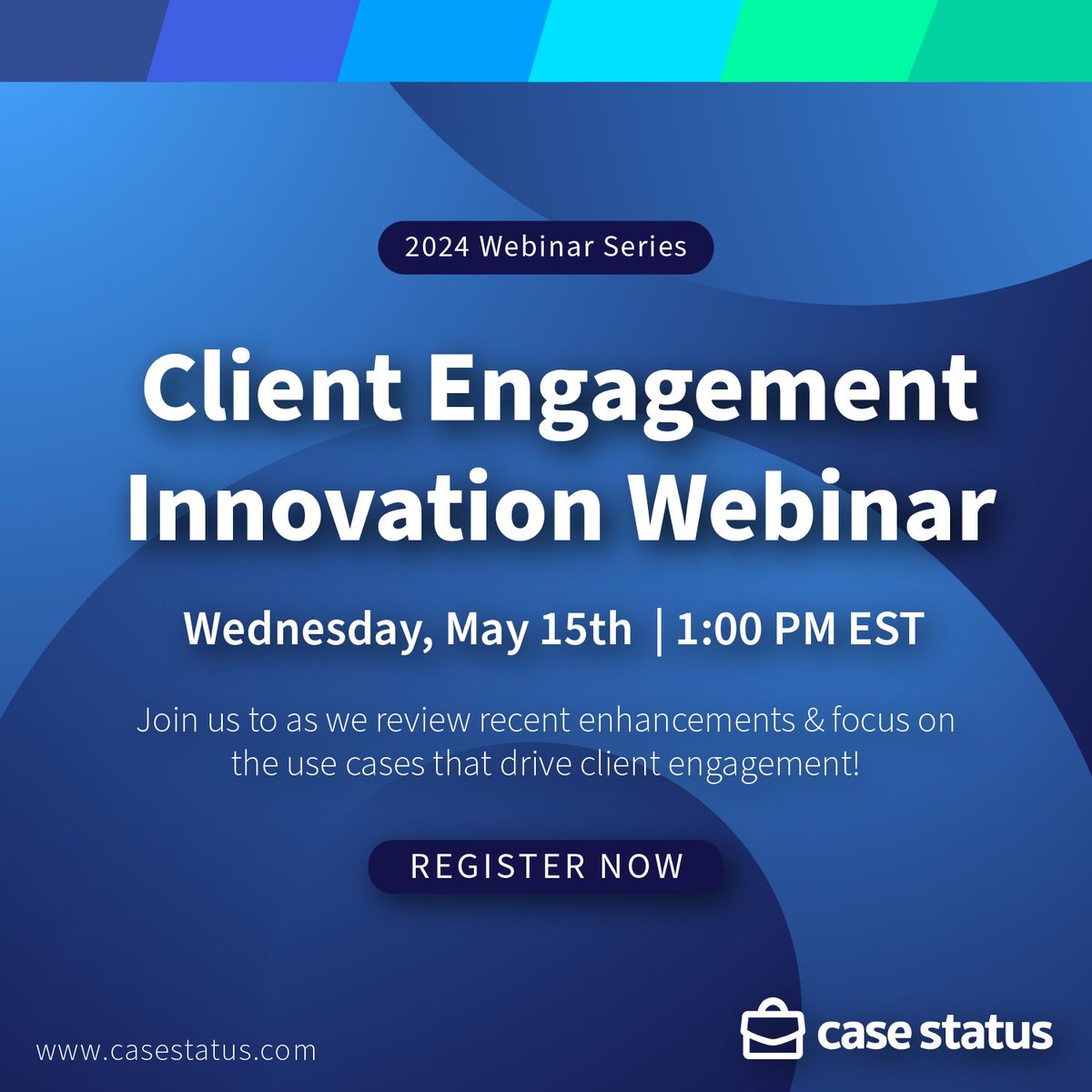 🌟 Join us on May 15, 2024, at 1 PM Eastern for our Legal Client Engagement Innovation Webinar! 🌟 Register here: hubs.ly/Q02vTttQ0

@Win_disability @LitifyHQ

#LegalInnovation #ClientEngagement #LegalTech #Webinar #InnovationInLaw #CaseStatus #Litify #LegalProfessionals