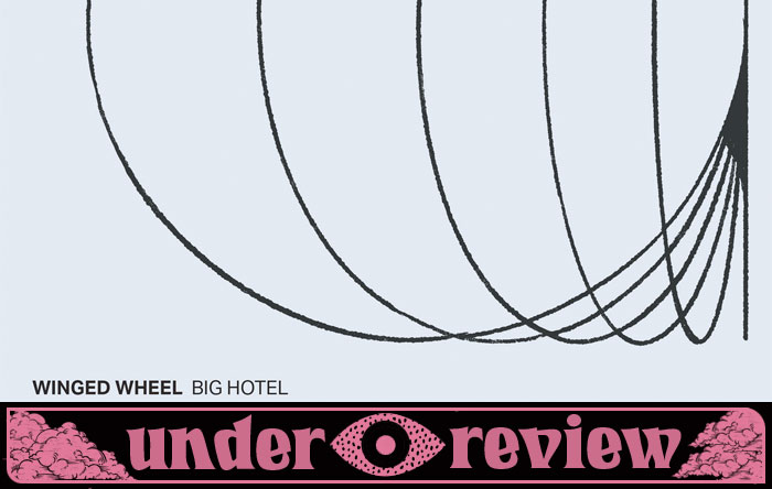 On Big Hotel Winged Wheel are ready to revel in the light, ready to turn turbulence into bliss. Shoegaze acolytes come and go, but rarely does a record feel like it may have something to teach the class of ’91. @12XUrecs tinyurl.com/36u9cv7j