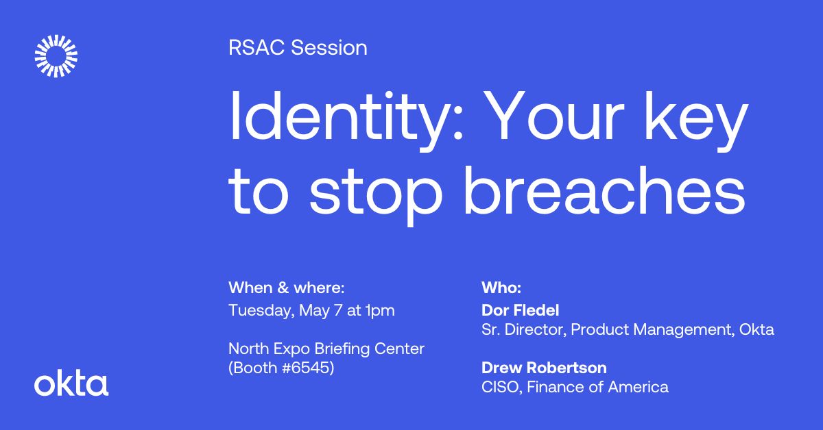 Attending the RSA Conference today? 🤔💭 Join us in the North Expo Briefing Center at 1:00 pm to hear how Finance of America leverages Identity as its primary defense 🥇 bit.ly/4aMasTC