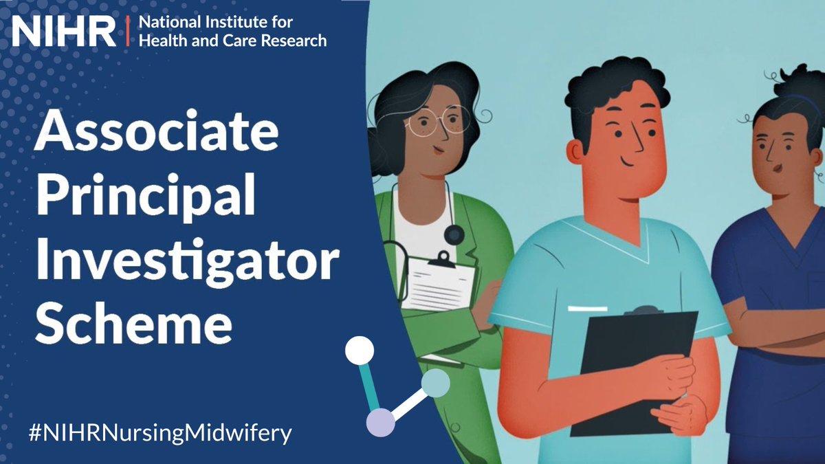 The Associate PI scheme helps health and care professionals, including nurses and midwives, to become the Principal Investigators of the future. Learn more at nihr.ac.uk/health-and-car…