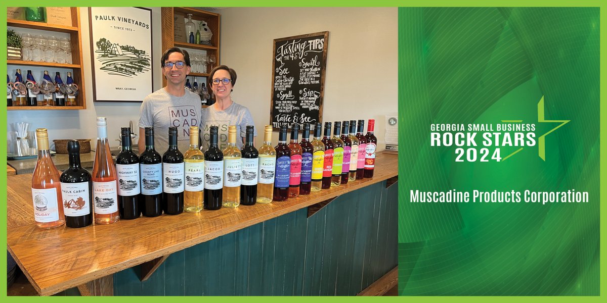 Harnessing the power of the “Superfruit of the South,” family-owned Muscadine Products Corporation (MPC) is a leading supplier of muscadine-based health products. Read more about the agricultural innovations of this Georgia Small Business ROCK STAR! bit.ly/3wrYaBf