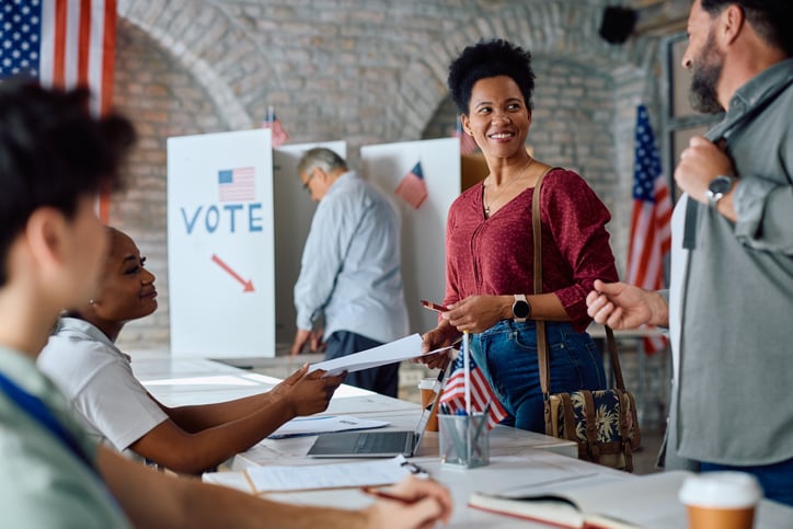 You may need to update your voter registration if you: ☑️ Moved within your state ☑️ Changed your name ☑️ Want to update your political party affiliation Submit your changes before your state’s deadline to register to vote. bit.ly/3vsqrai