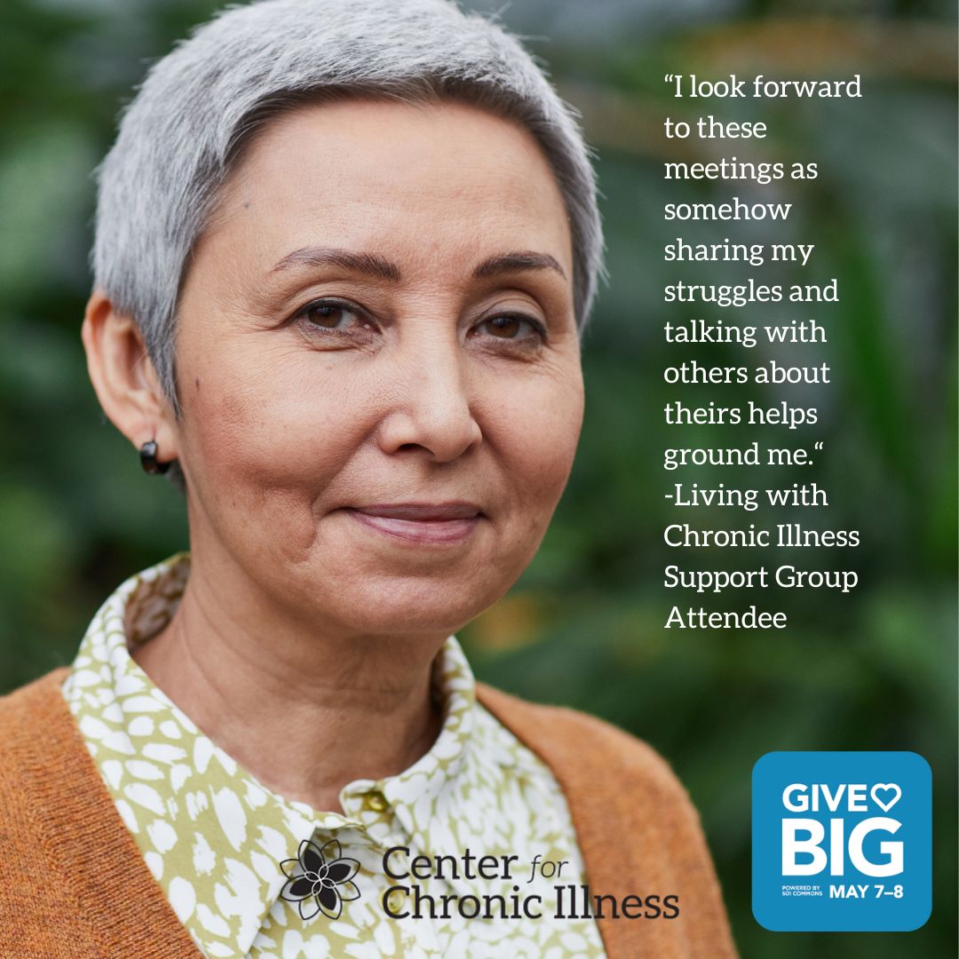 Today is day 1 of #GiveBIG! Donate to your favorite nonprofits today, and don't forget to include @CciSeattle! Make a contribution by visiting our @wagives GiveBIG page buff.ly/3EXU9Ew #ChronicIllness #Nonprofit #Seattle #SupportGroups #Donate
