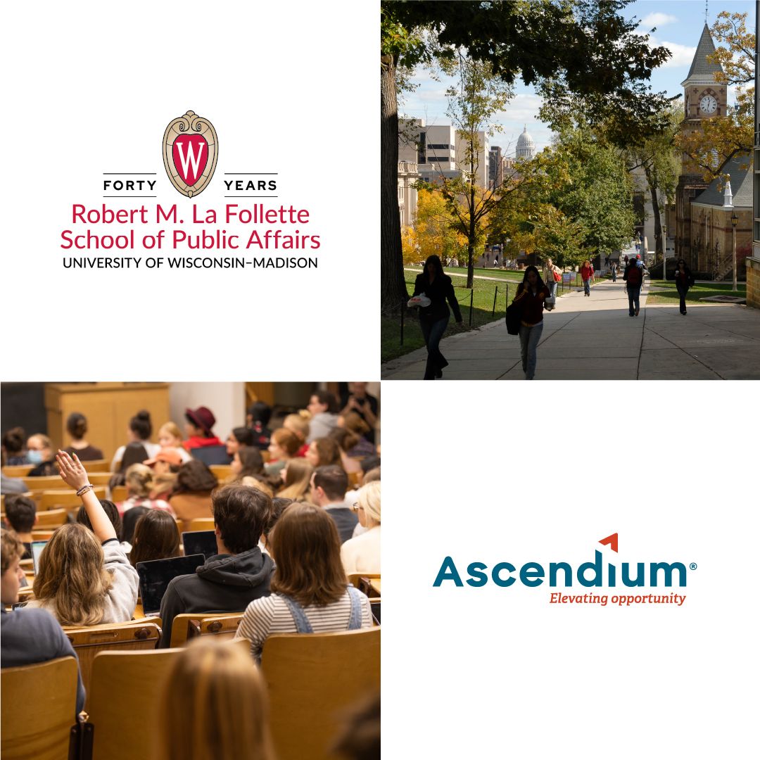 As student interest in public policy skyrockets, we’re gearing up to meet the increasing demand. We plan to launch an undergraduate major in public policy as early as fall 2025, thanks in part to a gift from @AscendiumEd.

Read the announcement: lafollette.wisc.edu/news/la-follet…