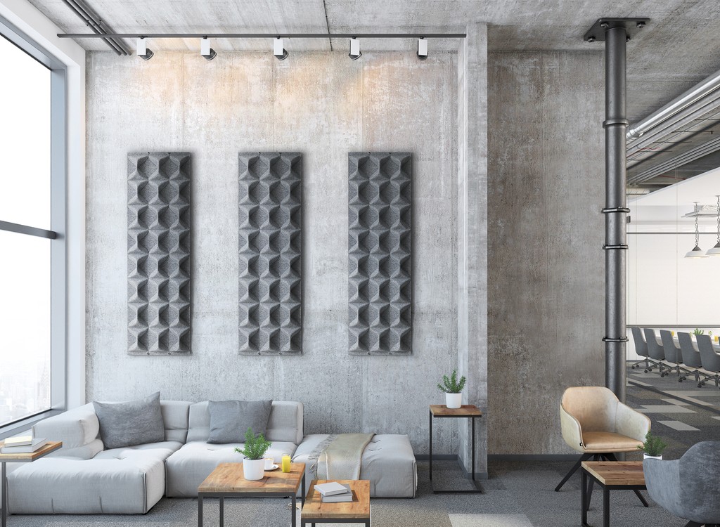 Notice how perfectly Dunes panels blend with the popular industrial design vibes?!

Embodying the ultimate acoustic comfort + exceptional design style, Dunes panels make a statement all their own. 💥⁠
⁠
#acousticdesign #hospitalityinteriors #interiordesign #moderndesign