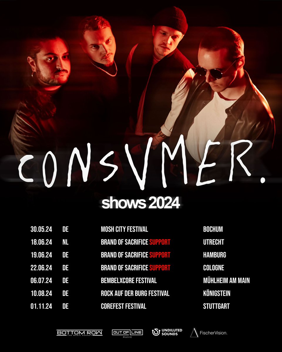 If you've not seen Consvmer. live yet, this year is your chance!