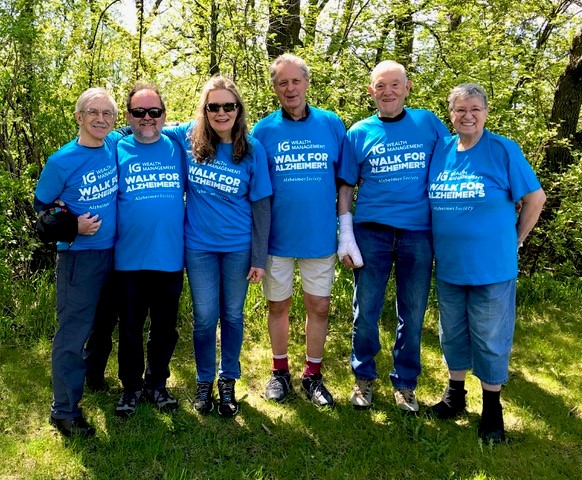 “We walk for my husband who lived with dementia. It’s a great way to bring our family and friends together while supporting a great cause.” Join Team BIRKI at the IG Wealth Management Walk for Alzheimer’s and register today. Alzheimer.mb.ca/wfa2024. #IGWalkforAlz @IGWealth_Mgmt