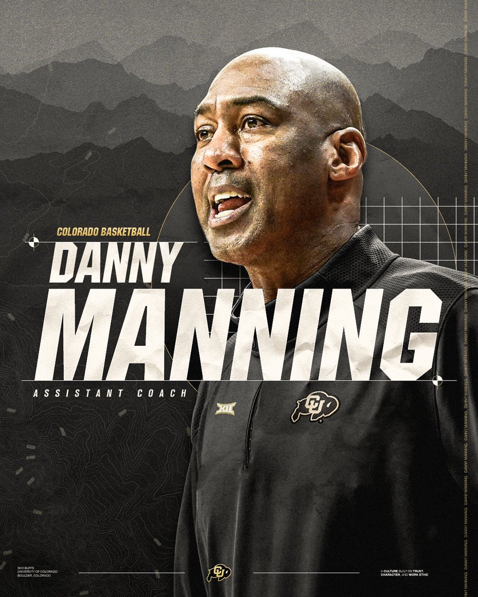 adding elite experience to the coaching staff welcome to Boulder, Coach Manning #GoBuffs 🦬