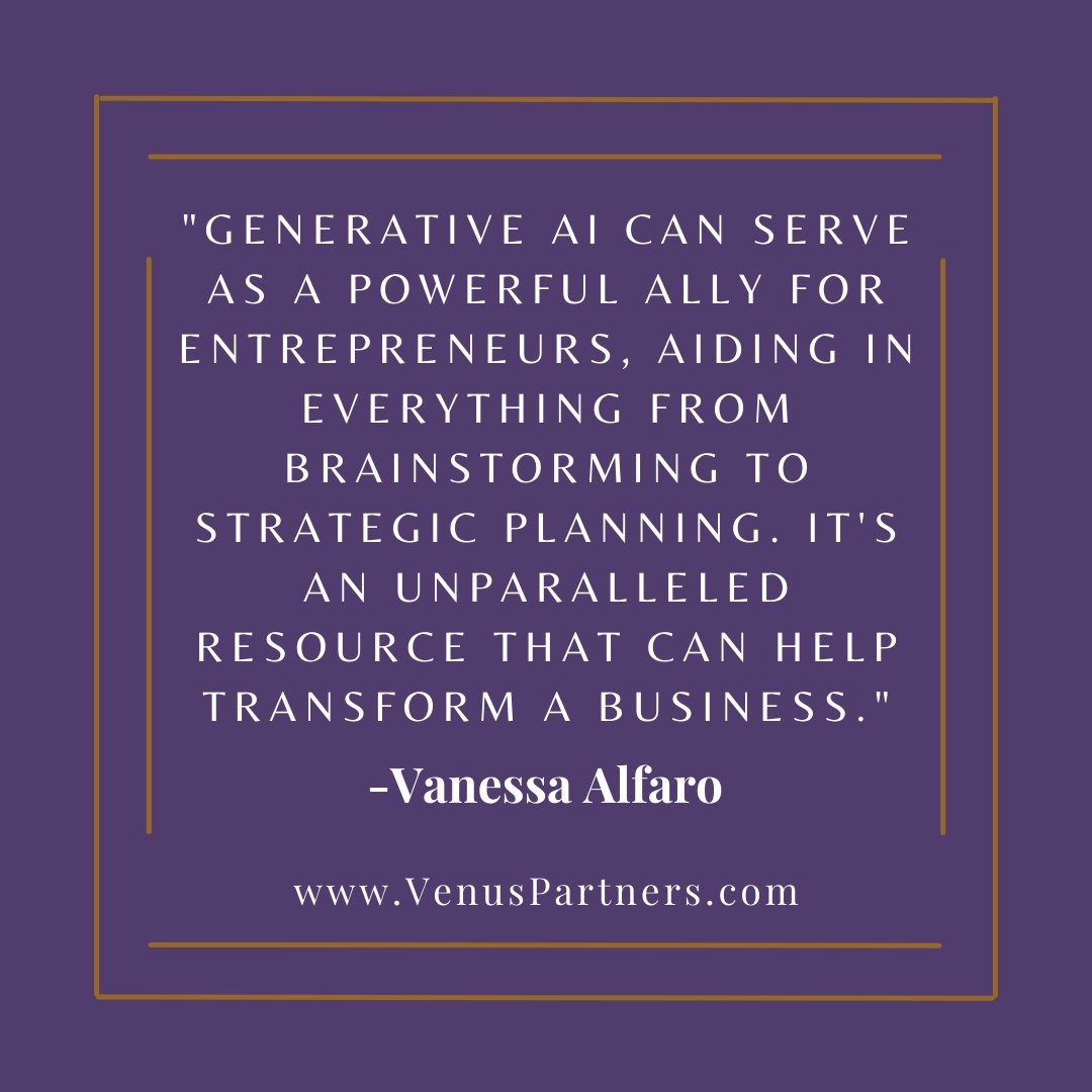 #GenerativeAI #EntrepreneurialAlly #BusinessTransformation #AIAdvantage #StrategicPlanning #InnovationTool