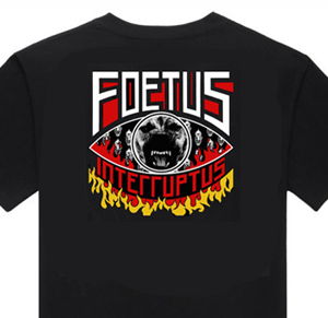 The famed Foetus Interruptus shirt is back in stock! It's gorgeous three color design printed on a black Bella Canvas shirt for softness and style! Available in S, M, L, XL and 2XL. Grab it at the Foetus Shoppe foetus.org/content/shop/ Watch for new shirt designs coming soon!