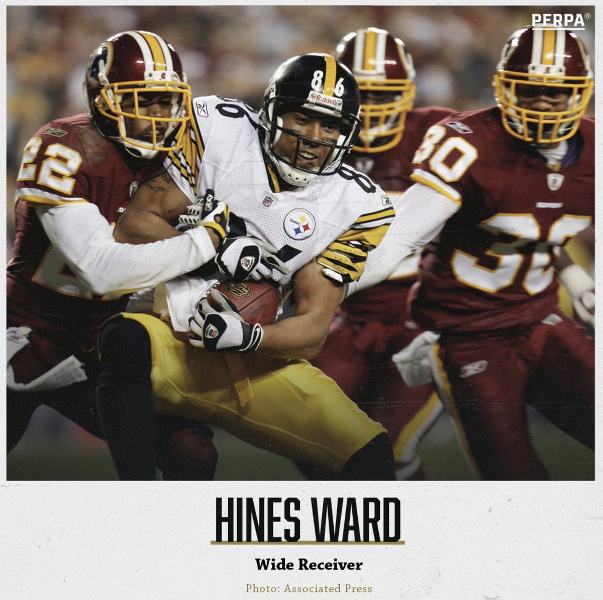 In celebration of Asian American and Pacific Islander Heritage Month, we recognize Hines Ward. Born in South Korea, Ward was drafted by the Pittsburgh Steelers in 1998. His impressive career included two Super Bowls (XL and XLIII) as well as MVP of Super Bowl XL 🏆@mvp86hinesward
