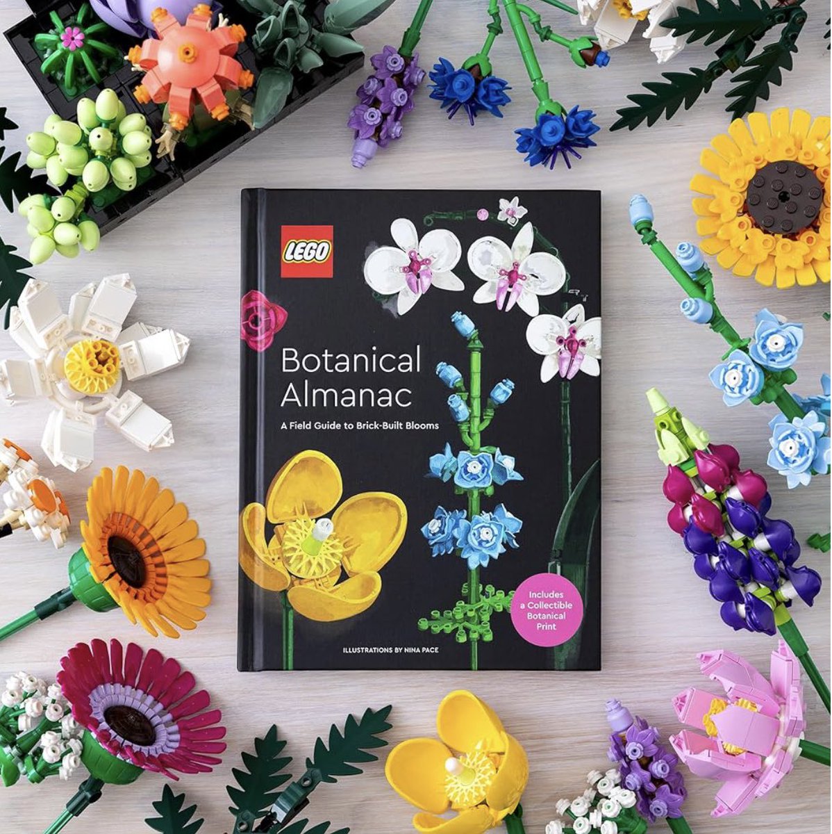 OUT NOW. ‘The Botanical Almanac’ illustrated by my fabulous artist Nina Pace ✨Created in partnership with <a href="/LEGO_Group/">LEGO</a> published <a href="/ChronicleBooks/">Chronicle Books</a> commissioned in partnership with Jehane Ltd.  The Botanical Almanac: Lego ®️ Working on this book has been a marvellous adventure!