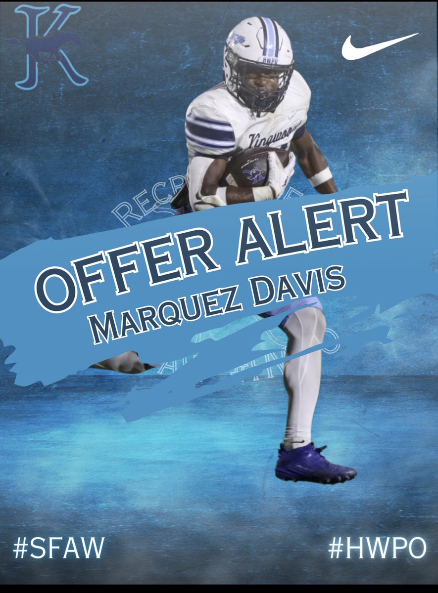 Congratulations to <a href="/okkquez/">Marquez Davis</a> on picking up his 3rd offer from <a href="/NavyFB/">Navy Football</a> 

#SFAW #HWPO #KingwoodALLIN