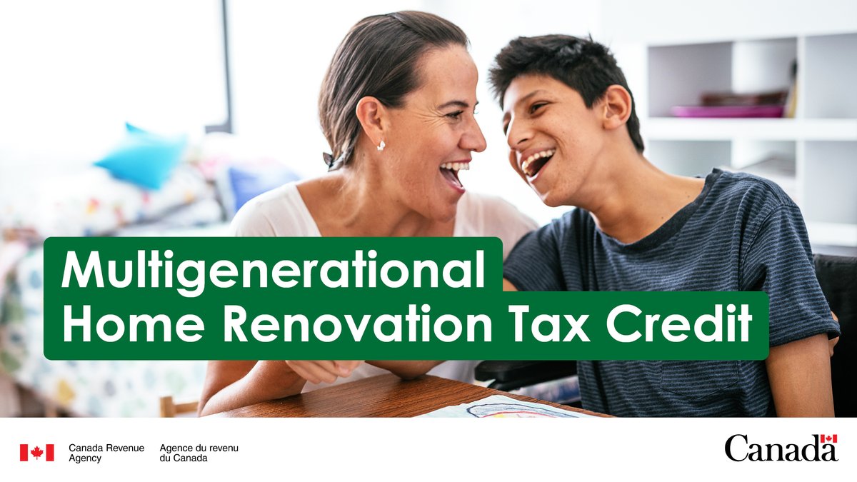 You may be eligible for a tax credit of up to $7.5K if you plan on adding a second unit to your home for a family member who:

➡️ is a senior, or
➡️ qualifies for the disability tax credit

For more info:  ow.ly/bZyr50Rwanc #CdnTax