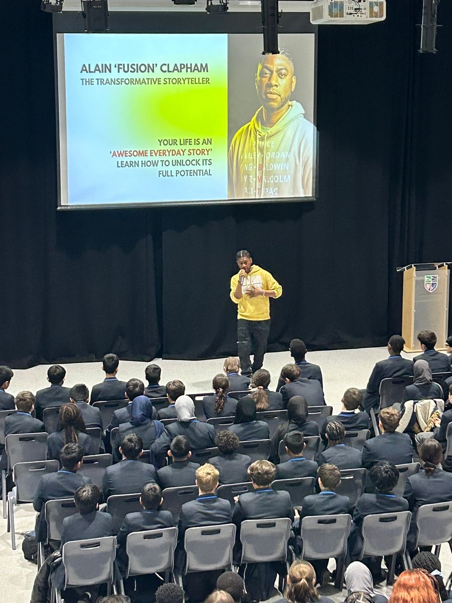 Thank you to ‘Fusion’ for coming into school today and delivering a motivational assembly to pupils about their pathway for their future careers!