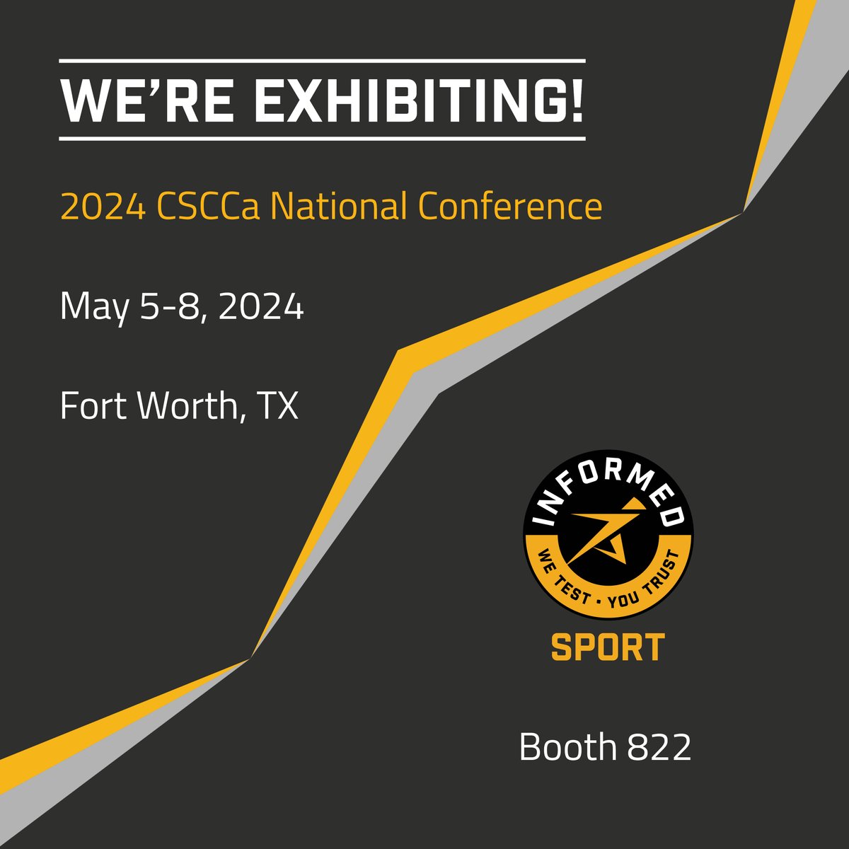 wetestyoutrust's tweet image. Today&apos;s the day! For anyone making their way down to Fort Worth for the 2024 @CSCCaofficial National Conference, we&apos;ll be at Booth 822 all day today and tomorrow, feel free to come check out our exhibit!

#WeTestYouTrust #CSCCa #EPIC2024