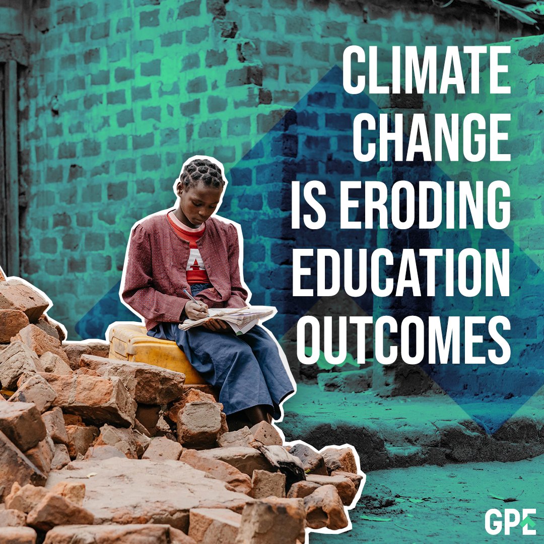 School closures are becoming increasingly common, as climate change exacerbates the frequency and intensity of extreme weather events such as cyclones, floods and heatwaves. A new @WBG_Education policy note shows how climate change is uprooting education: g.pe/TIar50Rxz4V