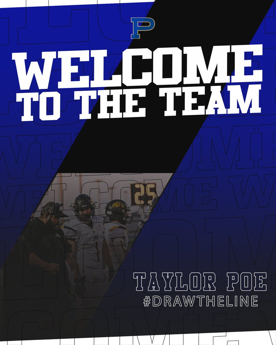 Excited to welcome Coach Poe to the staff! 🅿️🐅🏈 #DRAWTHELINE