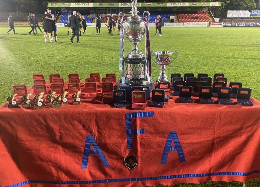 We look forward to our opening @adfacups Senior Cup Final this evening at @OfficialShots between @westfield_fc and @BLFC1907 An all @IsthmianLeague affair. Kick off 7.45pm. A repeat of 22/23 final too. Come along and support local Aldershot and District football.