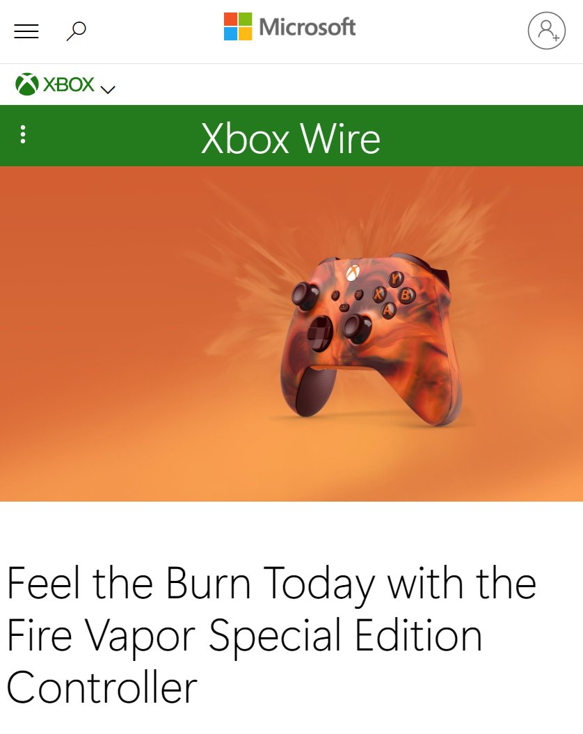 Microsoft asks Xbox gamers to 'Feel the Burn Today' with yet another special edition Xbox controller on the same day it shuts Xbox studios 😬 really unfortunate timing for this news.xbox.com/en-us/2024/05/…