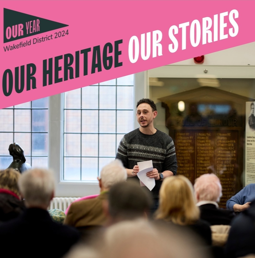 Find us at Wakefield Library tomorrow as part of the @ouryear2024 Heritage Showcase. There will be 15 local heritage groups and organisations to talk to about how to access, protect and celebrate our local heritage, 11am - 4pm @wflibraries #Our Year2024 #WordFest