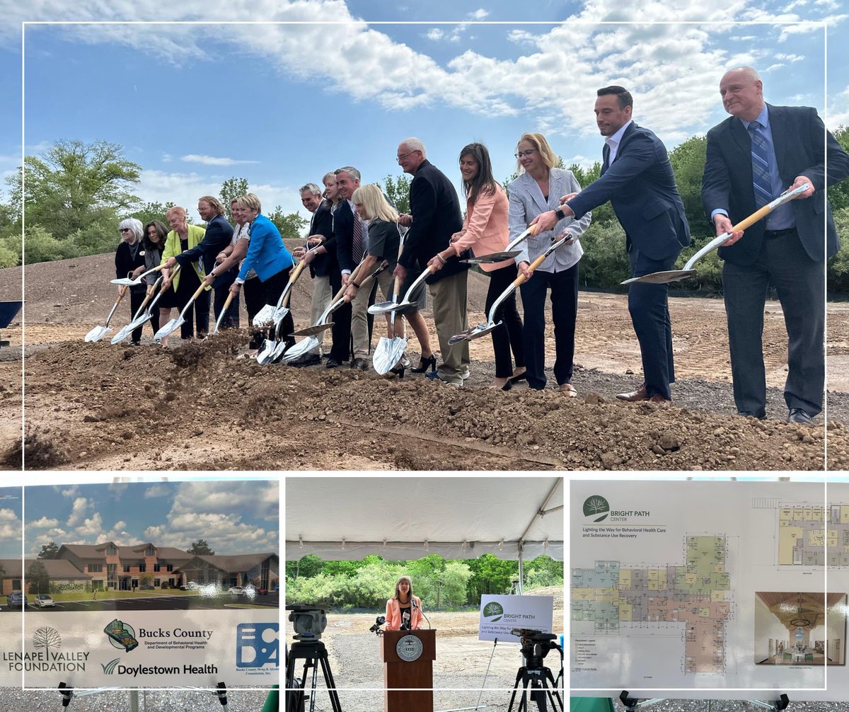 An exciting morning at the groundbreaking for the @BucksCountyGovt Crisis Stabilization Center—the first-of-its-kind mental and behavioral health service center in Pennsylvania! I’m thrilled to have worked with the county to make this project a reality by securing $1,000,000 to…
