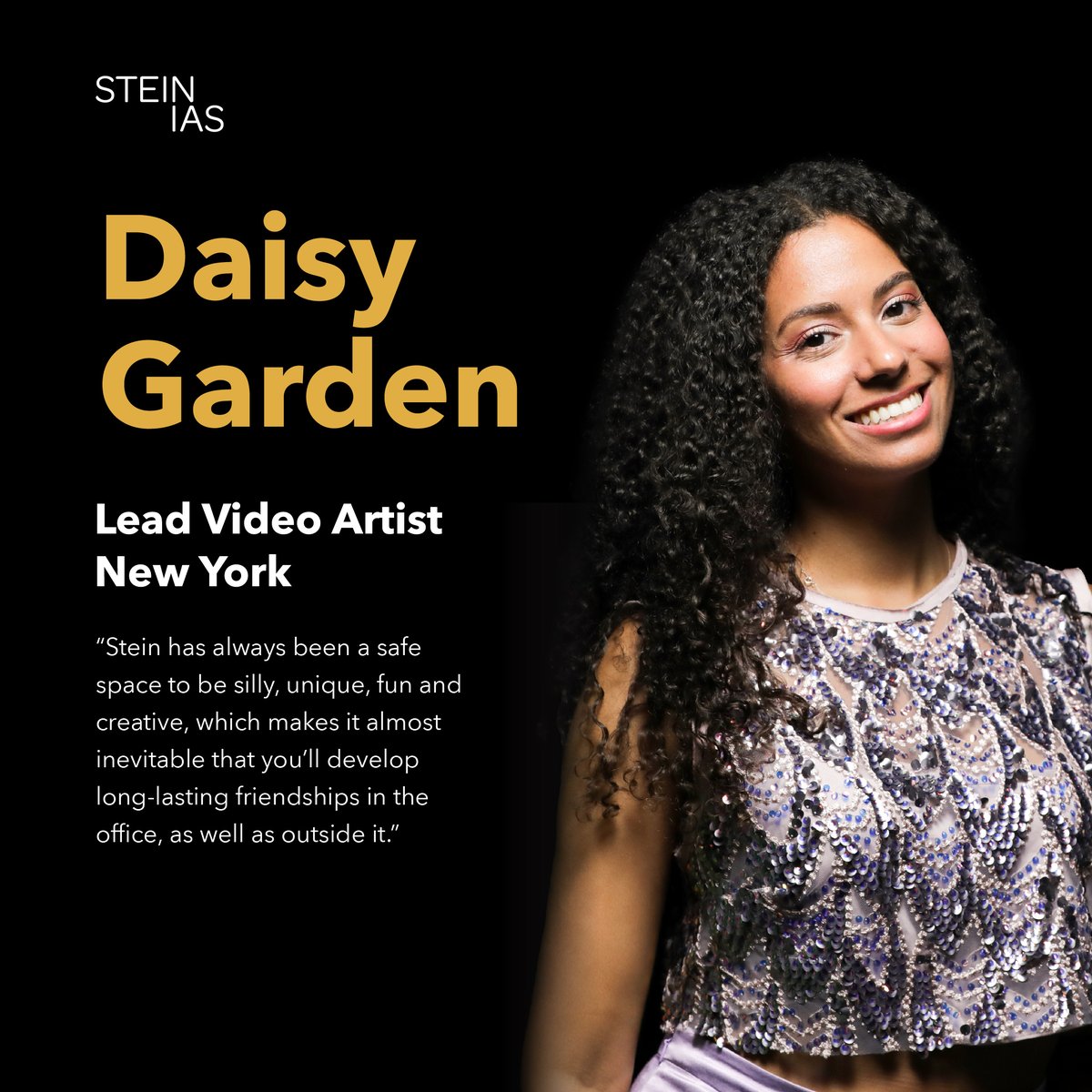 What’s it like to be a part of our agency for over a decade? 

One of our longest standing team members and Lead Video Artist, Daisy Garden speaks on how at Stein IAS, creativity thrives, friendships flourish and teamwork makes the dream work. 

#SteinIAS #EmployeeSpotlight