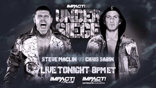 5/7/2022

Chris Sabin defeated Steve Maclin at Under Siege from the Promowest Pavilion in Newport, Kentucky.

#ImpactWrestling #UnderSiege #ChrisSabin #SteveMaclin