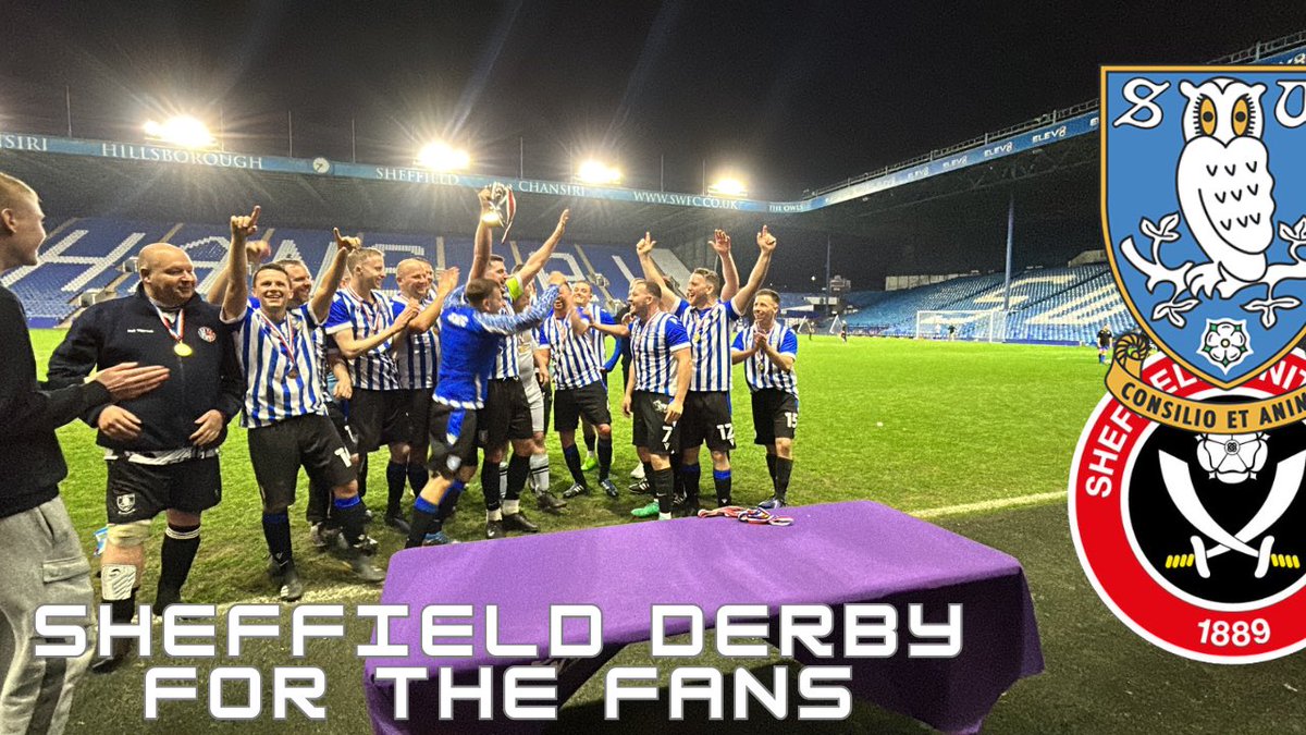 🚨 NEW VIDEO Check out my trip to Hillsborough last week to take in the Sheffield Fans Derby @SFDofficial1 in aid of the charity @BluebellWoodCH It was @swfc 🆚 @SheffieldUnited FANS A great evening under the lights, for a brilliant charity with great people involved.…
