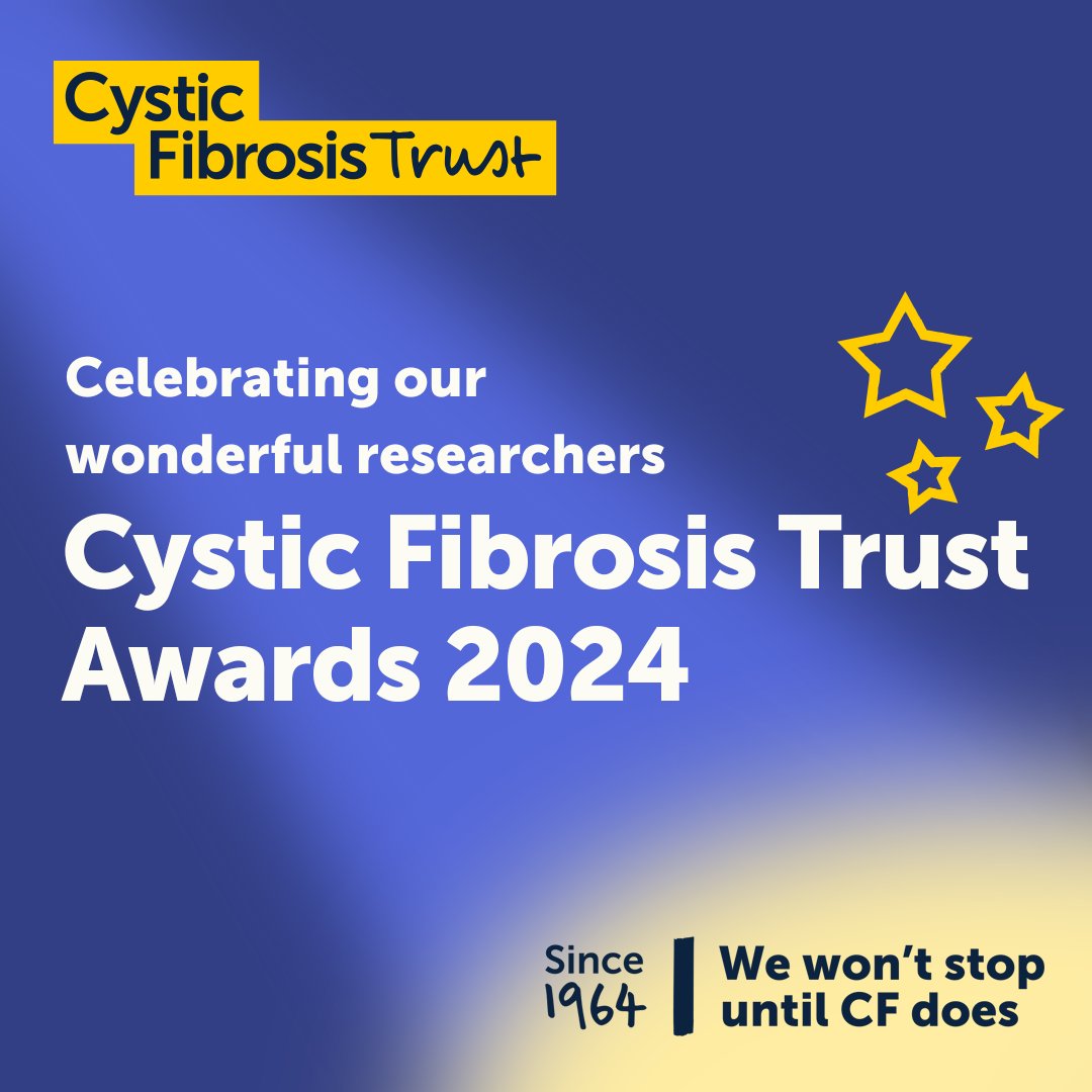 As part of our 60th anniversary awards, we would love for you to put a nomination in to celebrate our wonderful researchers – it might be an inspirational student, mentor, peer or team-mate. The categories are Clinical Research and Basic Science. ➡️ cysticfibrosis.org.uk/get-involved/s…