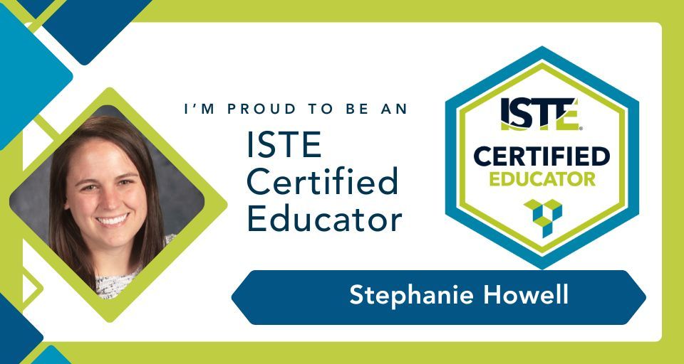 I AM OFFICIALLY an ISTE Certified Educator! I am excited to join this community of almost 2K educators worldwide. #ISTECert @isteofficial @atilamrac
