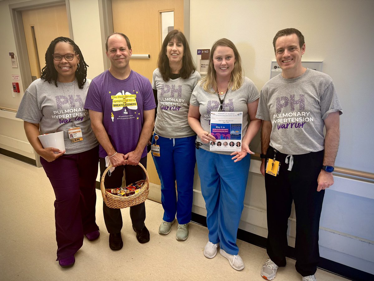 VCU_PCCM's tweet image. Want to give a huge shout out to our amazing Pulmonary Hypertension Team! ❤️🫁 World PH Day was March 5th.
Dr Grinnan, Dr Sonntag, Dr Dyer, Janet Pinson NP, Charnetta RN

#WorldPH2024
@VCUHealth 
@mdlizs 
@DrJaredDyer