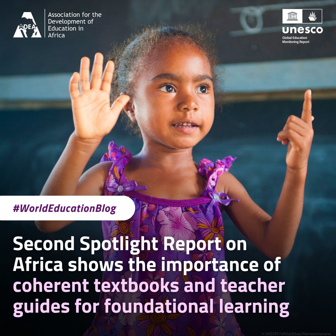 The 2024 Spotlight report sheds light on the critical role of coherent textbooks and teacher guides in advancing foundational learning in Africa.
Read the #WorldEducationBlog post for detailed insights and recommendations:
bit.ly/44yVazI
#BornToLearn