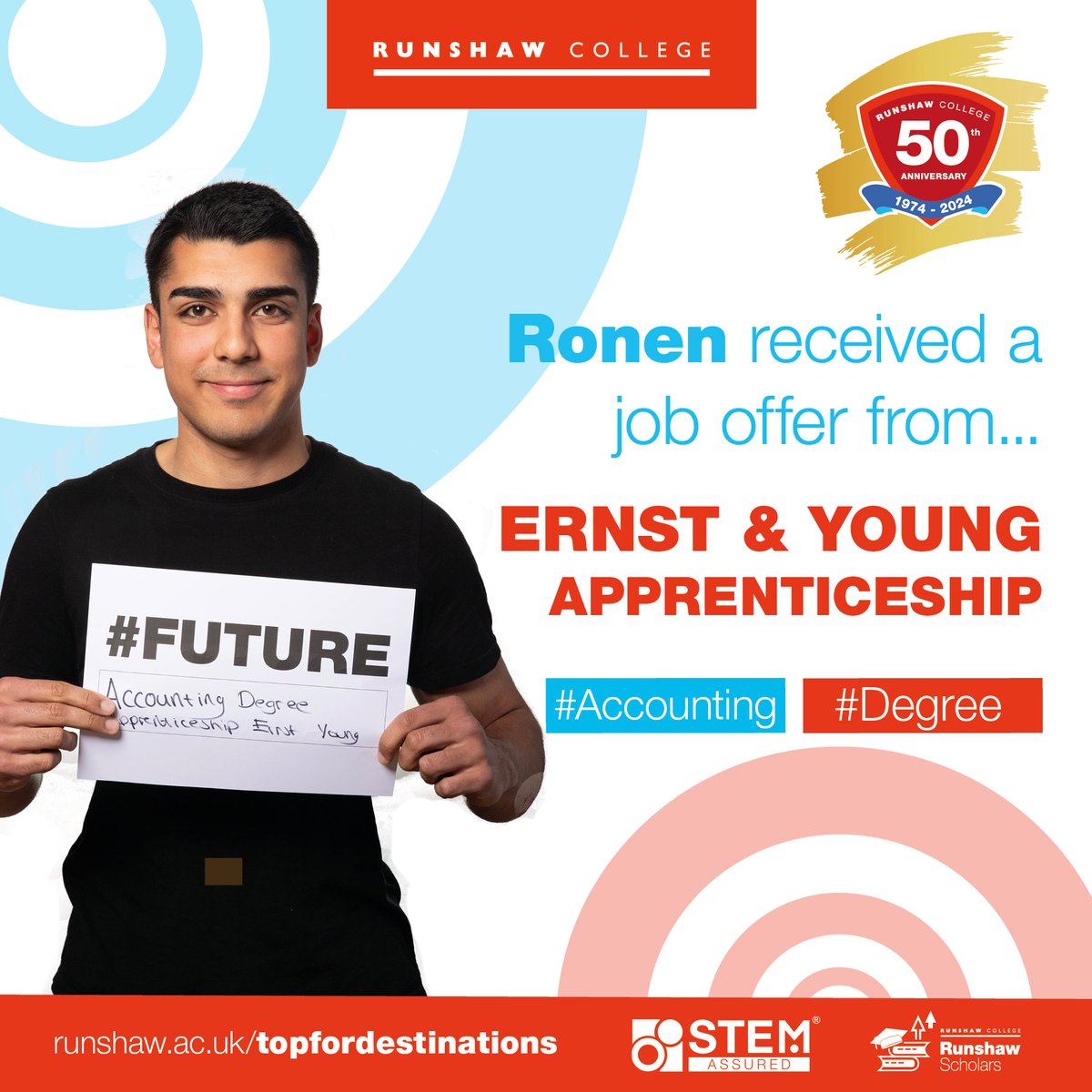 Runshaw College tweet media