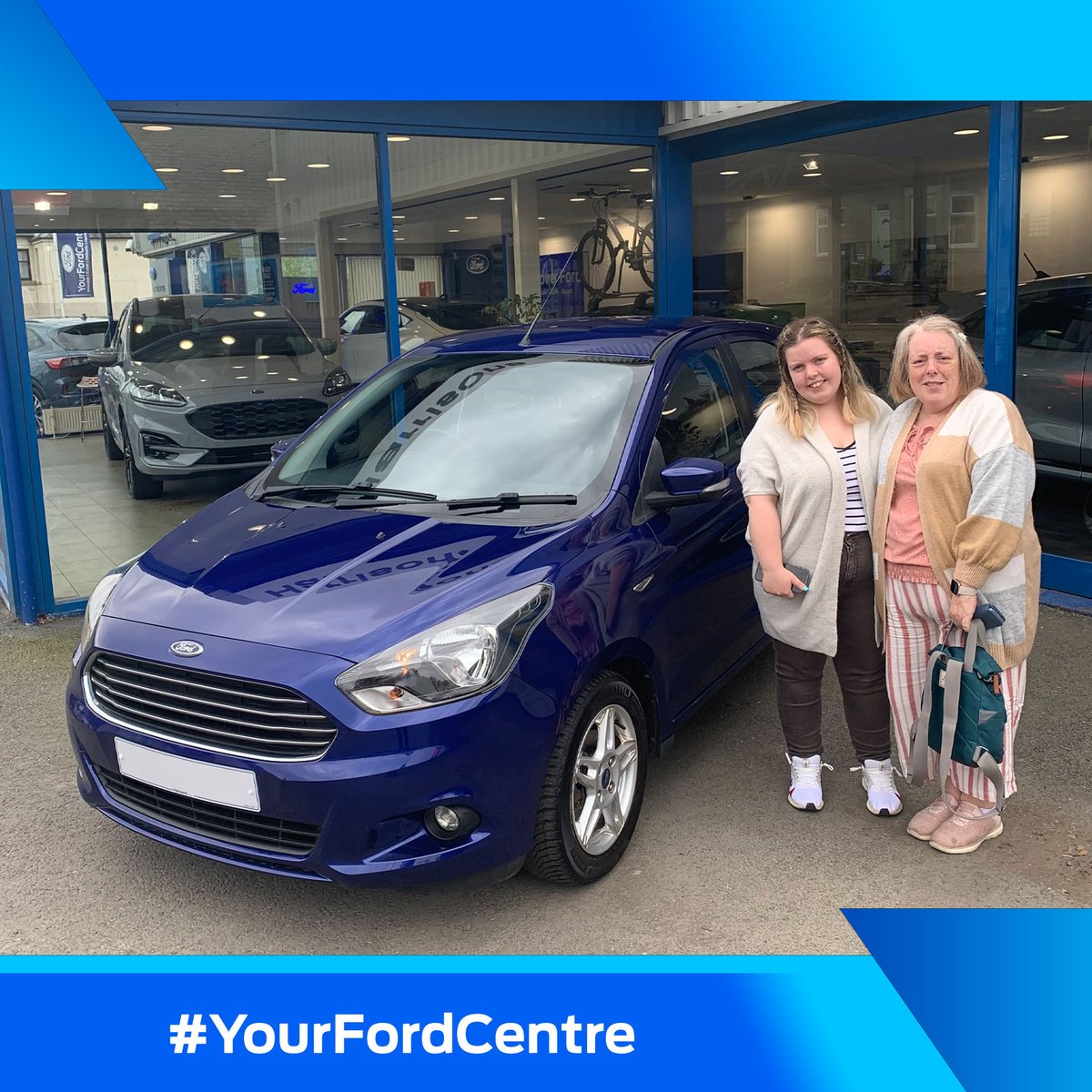 Kathleen and her mum are set to hit the road in Kathleen's new Ka+, picked up from #YourFordCentre Harrisons. 🚗✨

NEW CAR OFFERS: ow.ly/SPBU50RuP6H
USED CARS OFFERS: ow.ly/3ahM50RuP6G 

#FordUK #FordKa