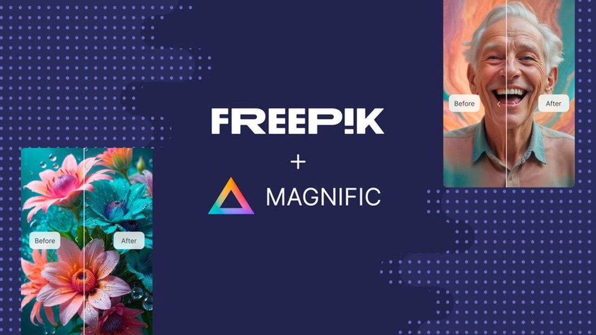 Freepik acquires Spanish AI image upscaler Magnific buff.ly/3UMo0cC