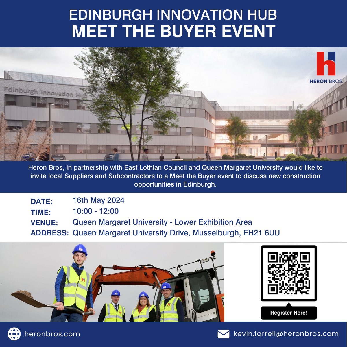 𝗥𝗲𝗺𝗶𝗻𝗱𝗲𝗿: Edinburgh Innovation Hub Meet the Buyer Event 📣 We’re hosting a Meet the Buyer event to widen our pool of quality-approved supply chain and subcontractors to help deliver the new EIH. Full details below 👇🏽 lnkd.in/eZQWSiFt #edinburghinnovationhub