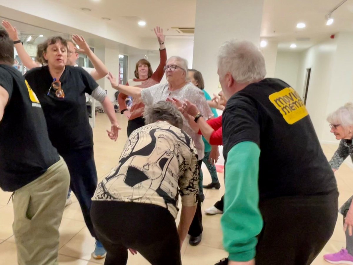 After 6 weeks of w/s @MallMaidstone @maidstonebc our wonderful Damn It! Dance It! group performed their choreography in the shopping centre to delight of shoppers. A wee video of final performance:

vimeo.com/929553410

#creativeageing #olderpeople #keepactive #ageingwell