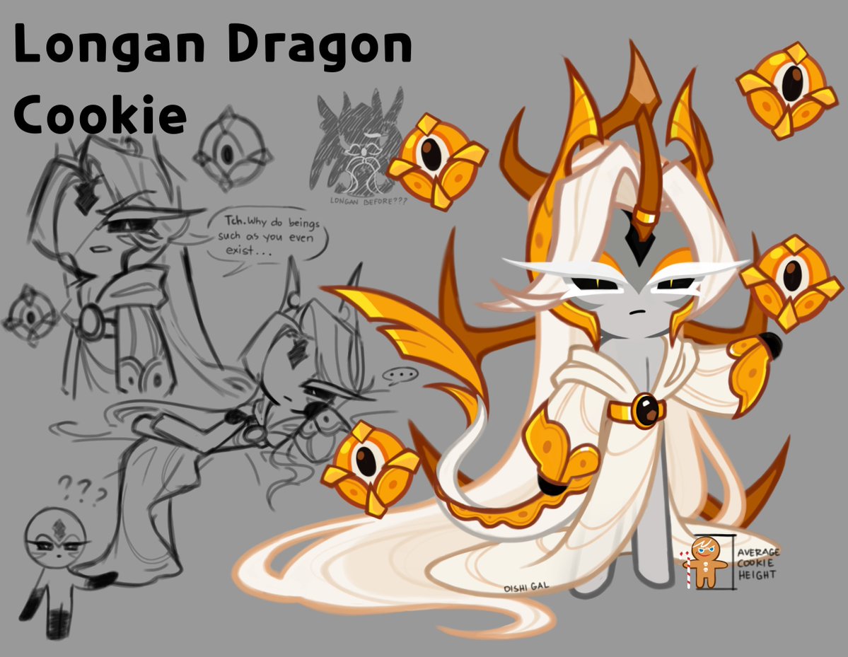 Longan Dragon Cookie in my version :3
For my AU tho ehe (ain't sharing that story-)

#cookierunfanart #cookierunovenbreak #crob #LonganDragon #LonganDragonCookie