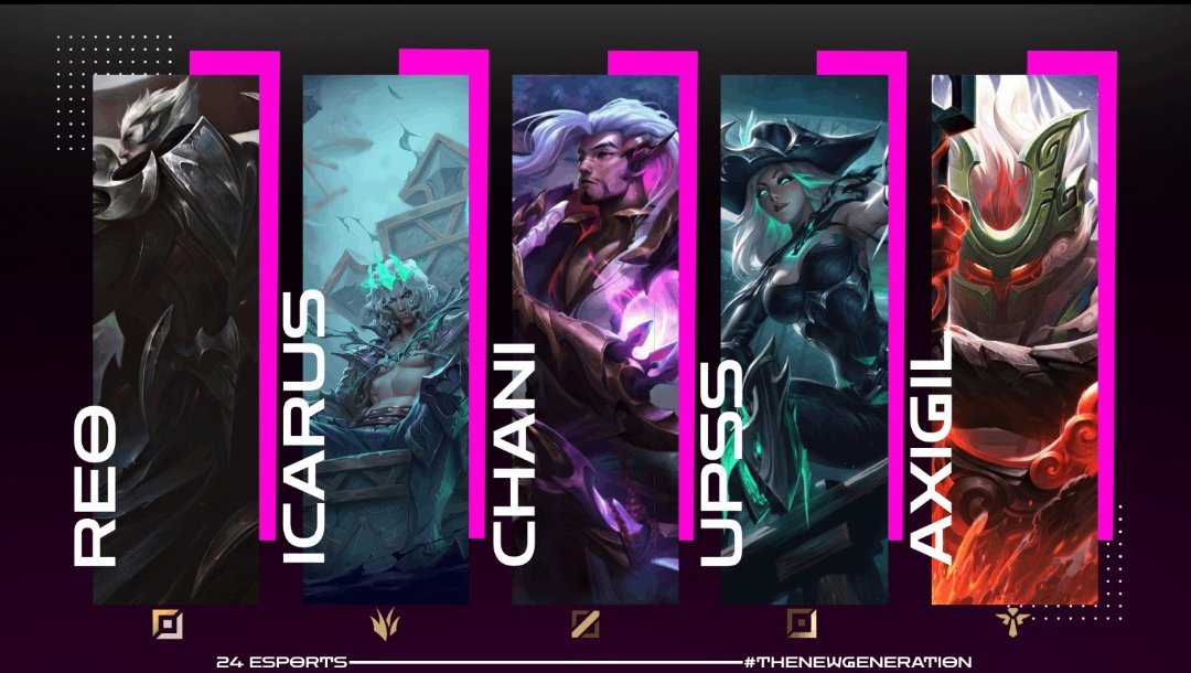 PRESENTACIÓN  |  LOL

Algunos son viejos conocidos pero hay nuevos compañeros que se suben al barco 🛶🩷

🔝 <a href="/Il_Reo_lI/">Reo</a> 
🌴 <a href="/angel_portelaa/">Nior</a>
➡️ #Chani
🔫 <a href="/upssloll/">Upšs</a> 
🩷 <a href="/AxiGiL/">Asier Gil Zubillaga</a> 

👤<a href="/SiSoyTexas/">Texas</a>

#TheNewGeneration
