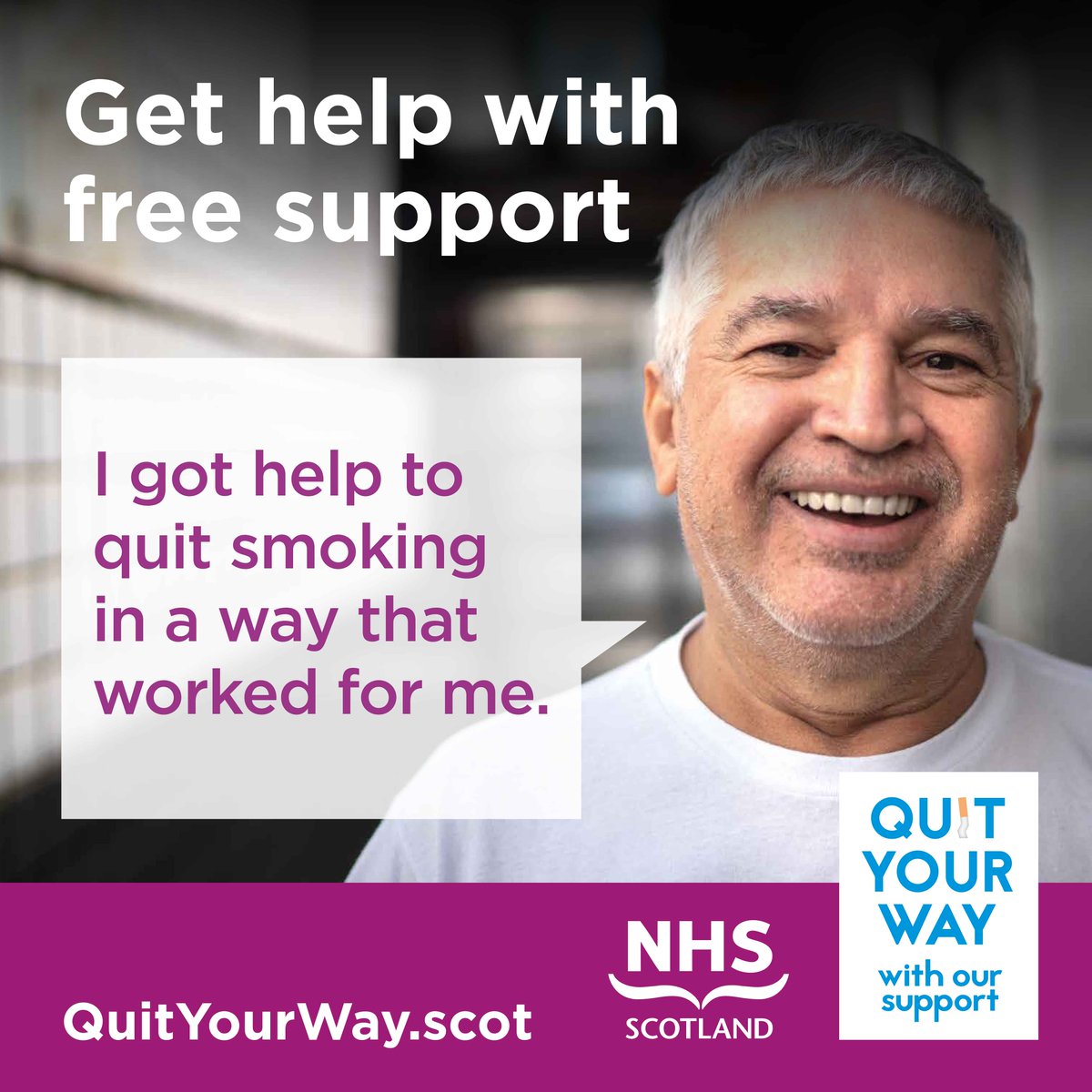 Do you want to quit smoking but don’t know how? Get help to #QuitYourWay with free support. Get started at nhs24.info/QuitYourWaySco…